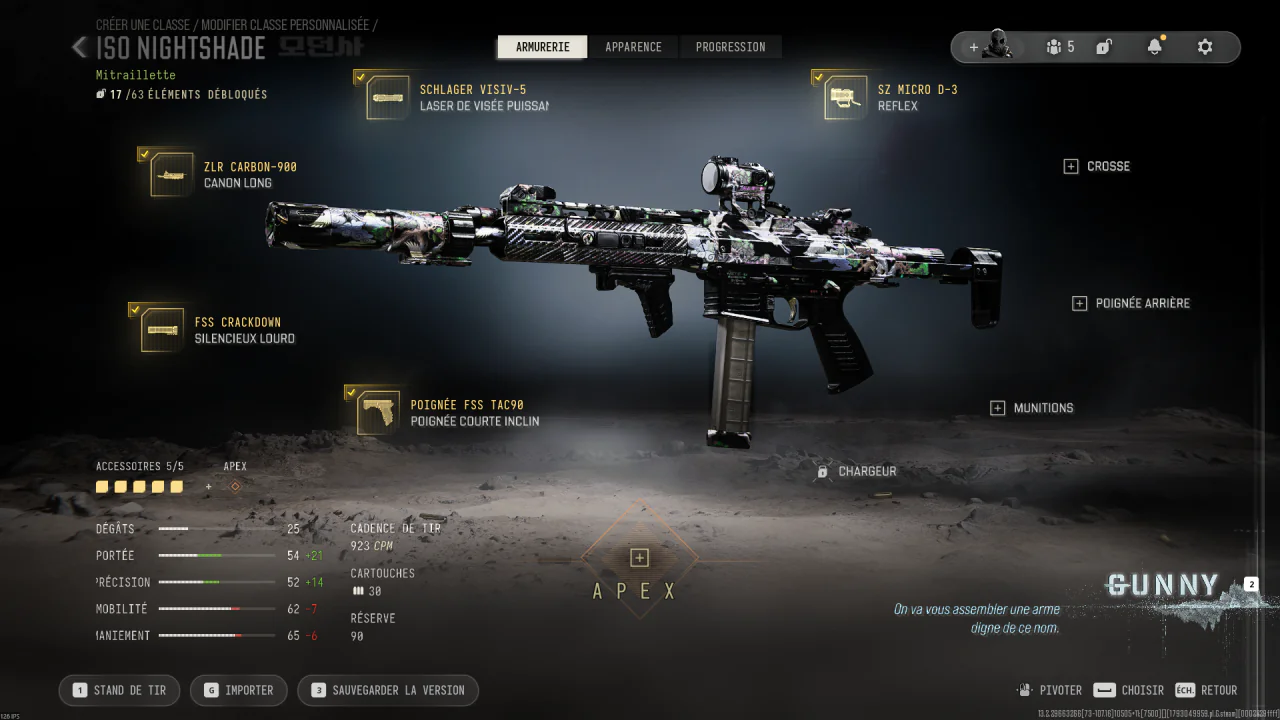 ISO Nightshade loadout Modern Warfare 4 : Meilleurs accessoires et équipements