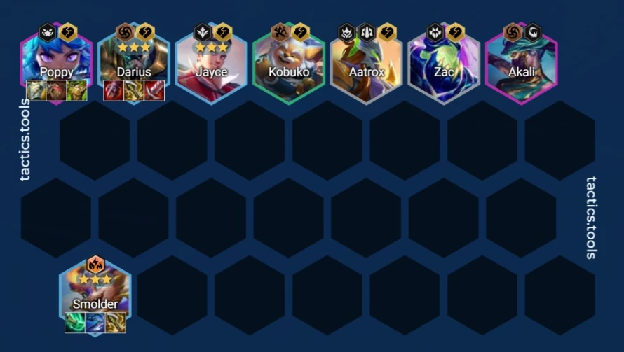 TFT Comment jouer la composition Smolder reroll avec Poids lourd