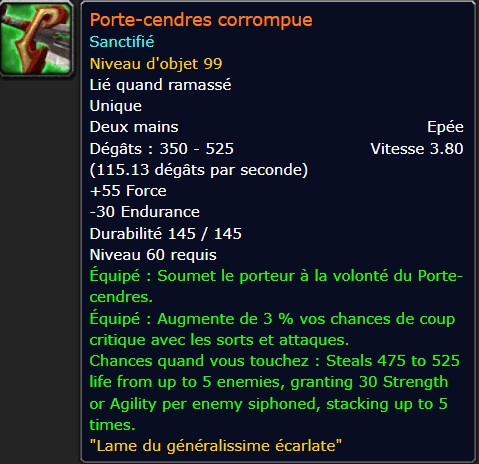 ashbringer-legendaire