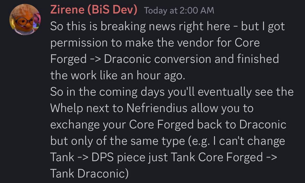 core-forged-draconic-changement-wow-sod