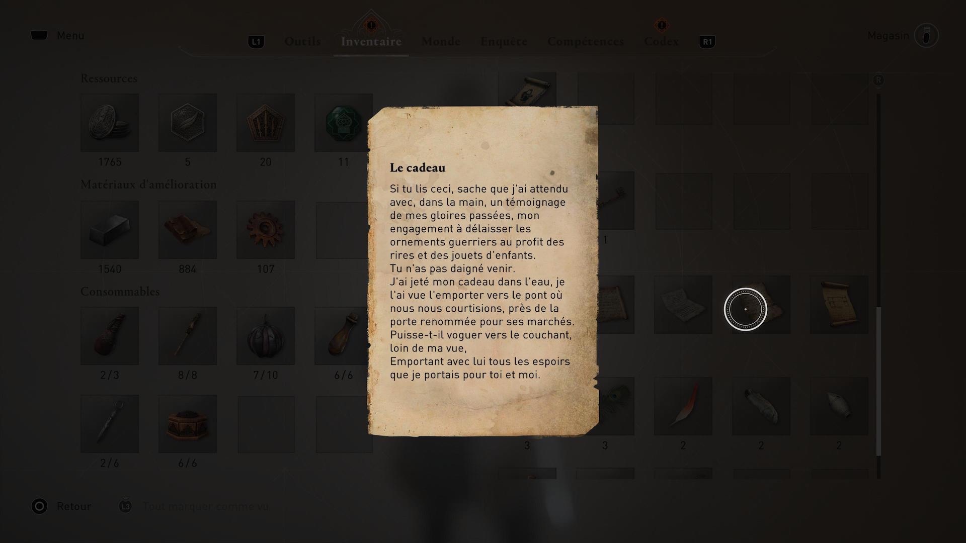 assassins-creed-mirage-enigme-cadeau-indice