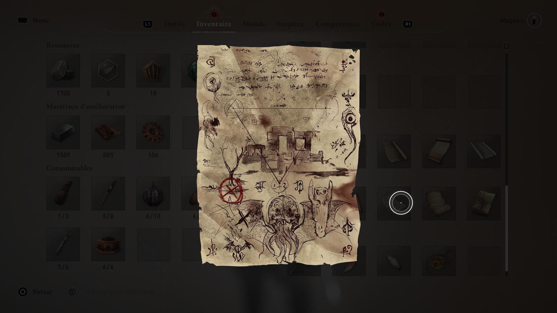 assassins-creed-mirage-enigme-moisson-ruines-indice