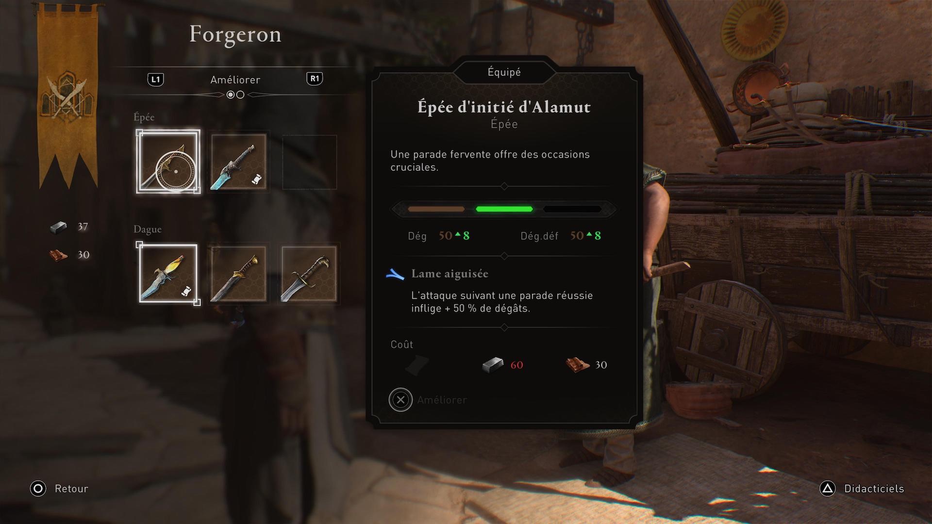 assassins-creed-mirage-amelioration-arme-forgeron