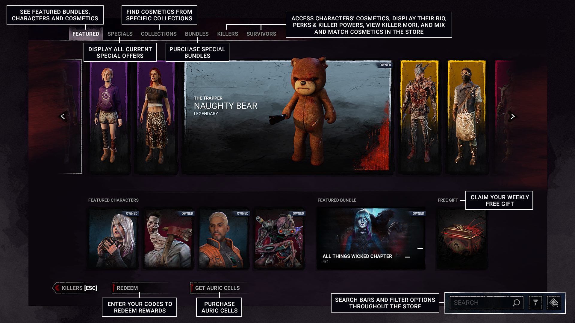 dead-by-daylight-boutique-aspect-visuel
