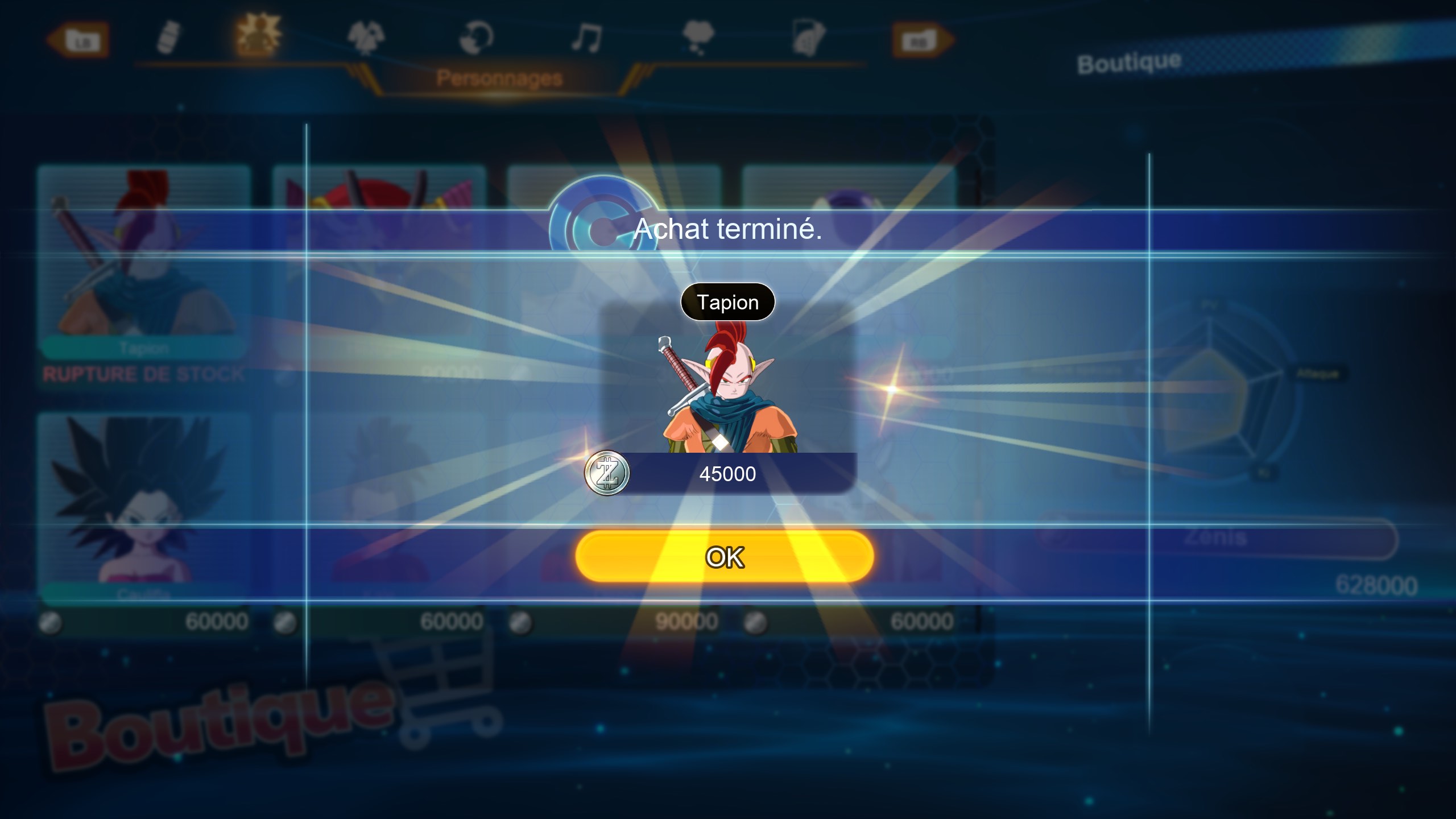dragon-ball-sparking-zero-achat-tapion-boutique