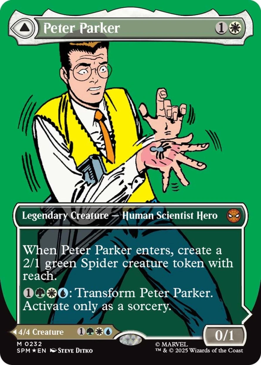 magic-spider-man-carte-peter-parker