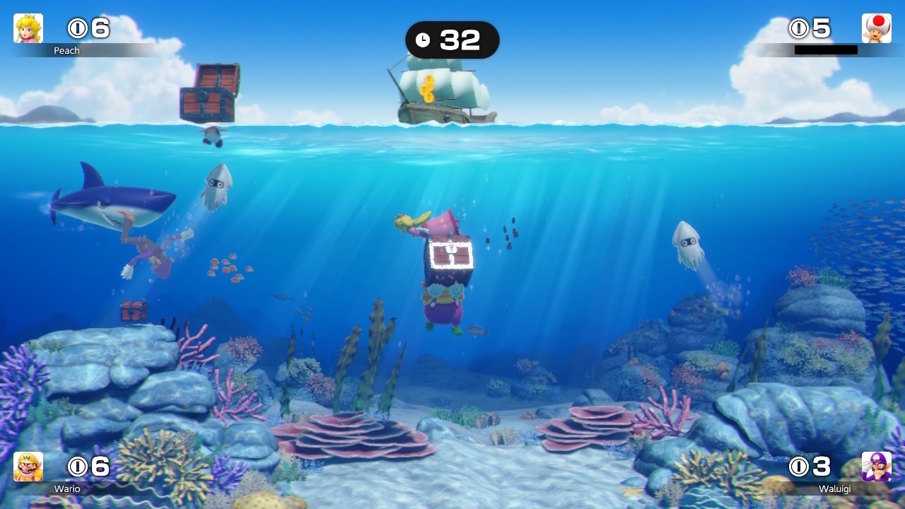 super-mario-party-jamboree-mini-jeu-tresors-maritimes