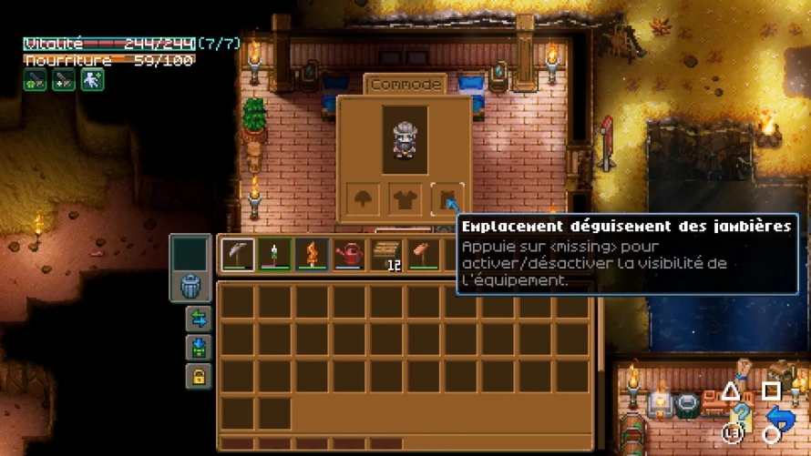 core-keeper-commode-masquer-equipements