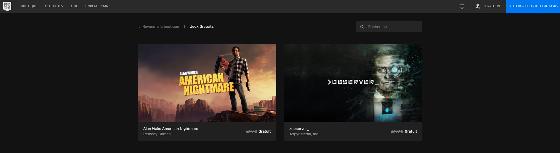 jeux gratuits epic games