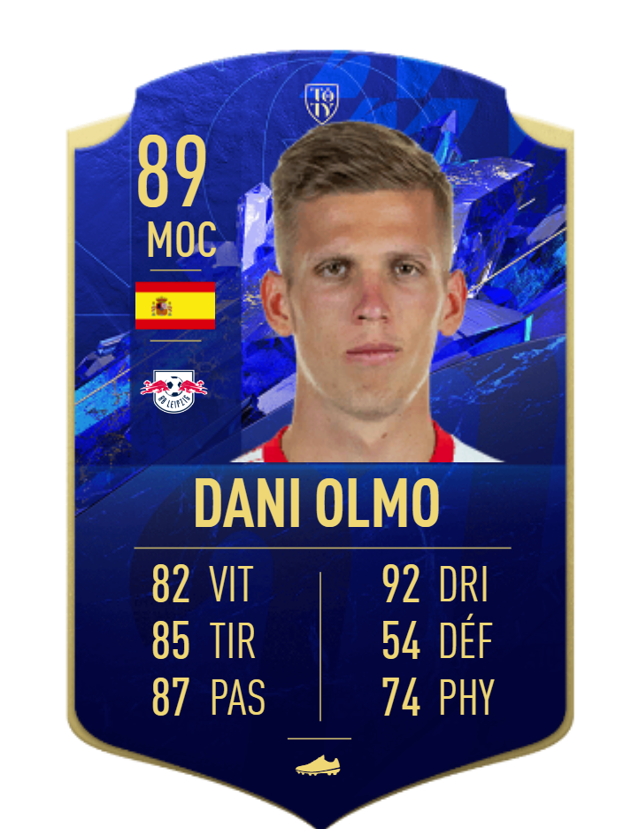 DCE Dani Olmo TOTY Mentions honorables