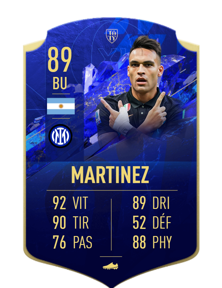 DCE Lautaro Mart&iacute;nez TOTY Mentions Honorables