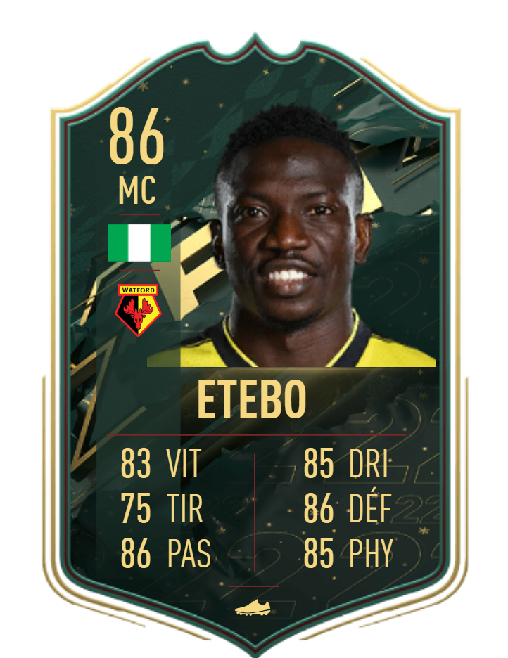 DCE Oghenekaro Etebo Winter Wildcards