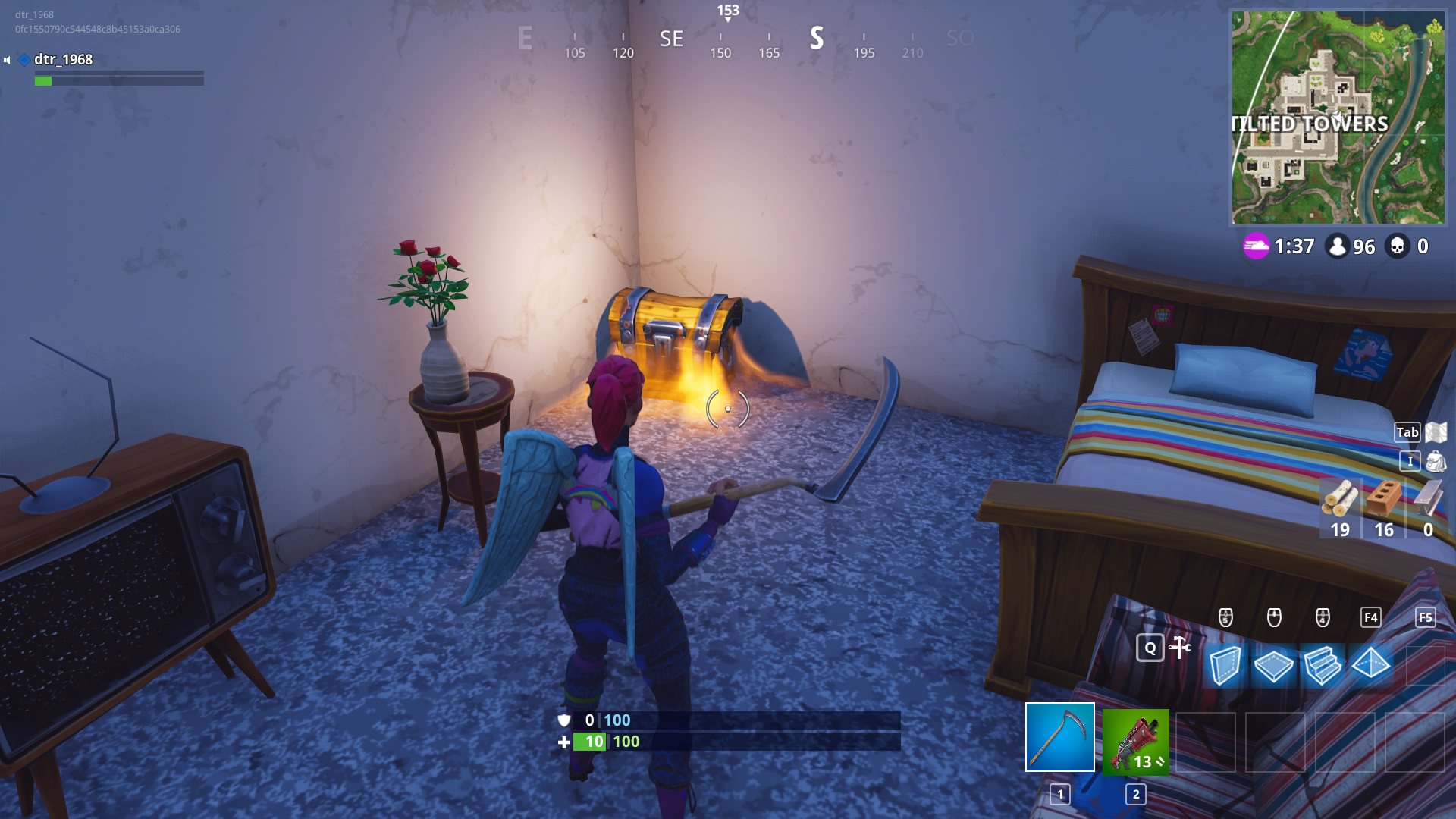 Tilted L haut