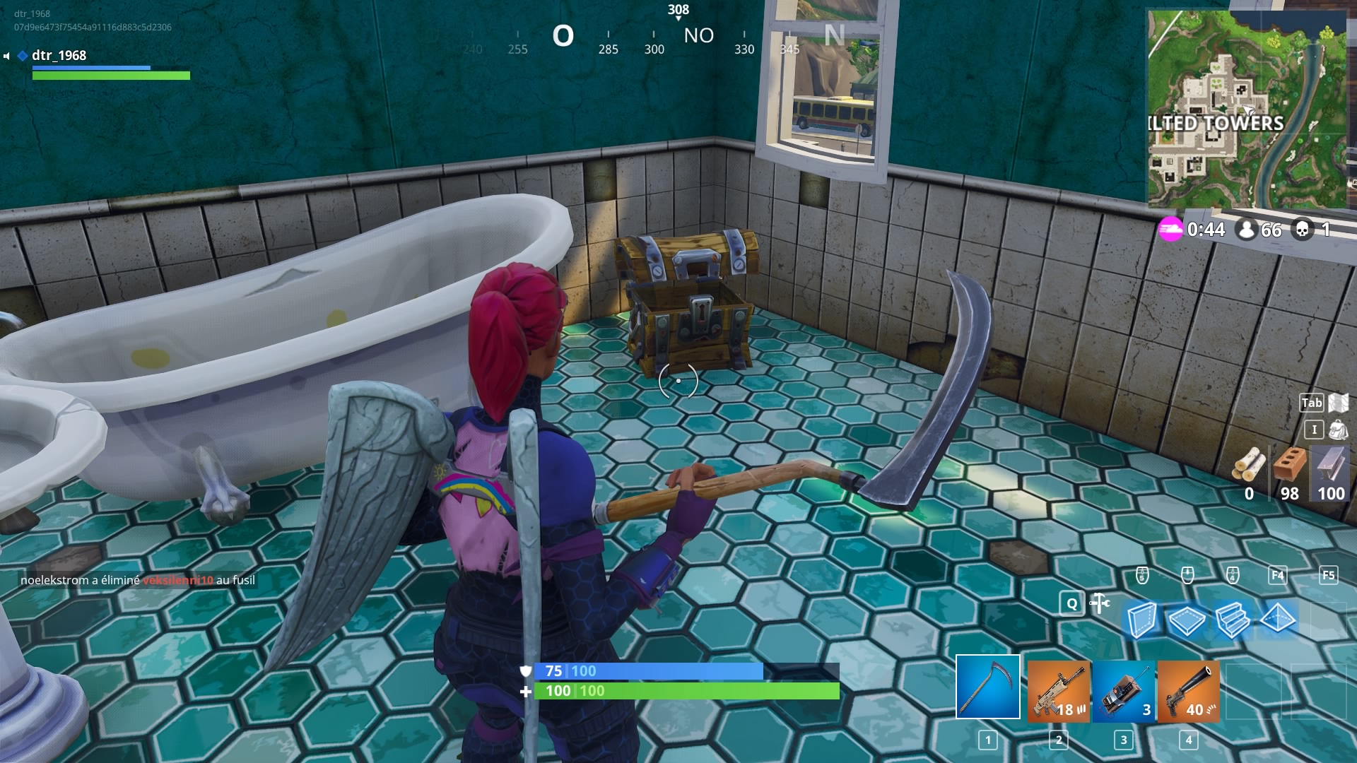 Tilted L salle de bain