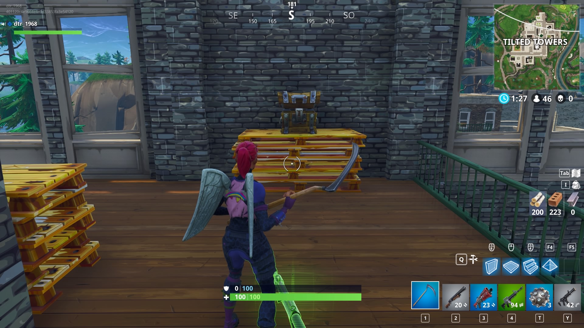 Tilted chateau milieu