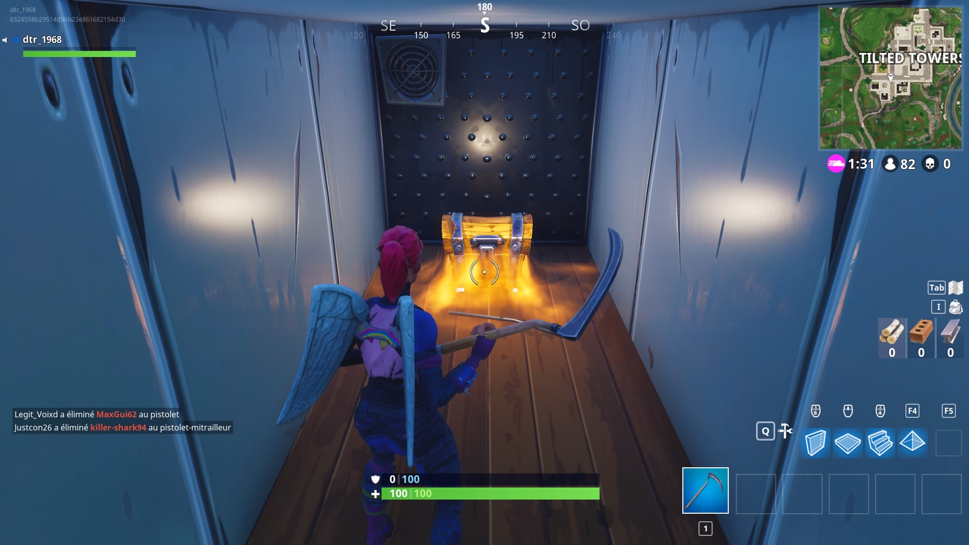 Tilted tunnel camion