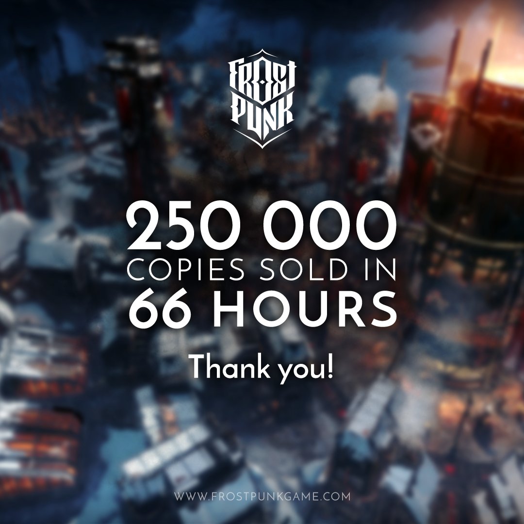 frostpunk ventes
