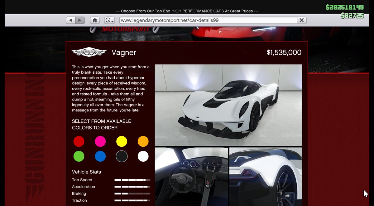 Voiture sportive wagner