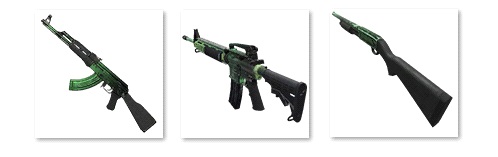 skins armes Green Dawn