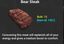 bear steak