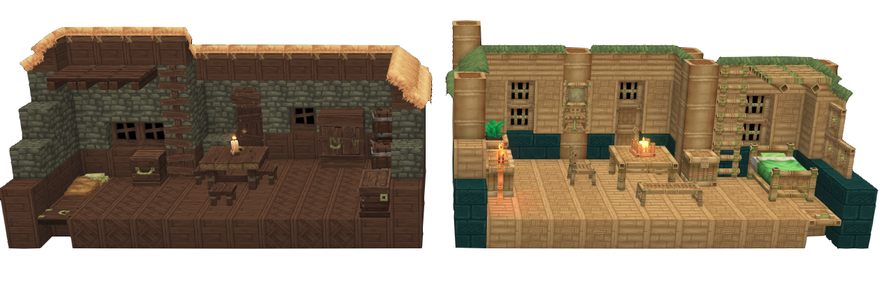 hytale maisons grottes