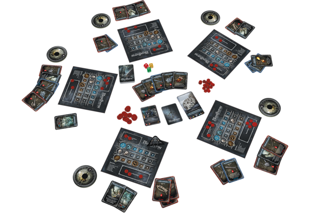 jeu de societe plateau bloodborne le jeu de carte