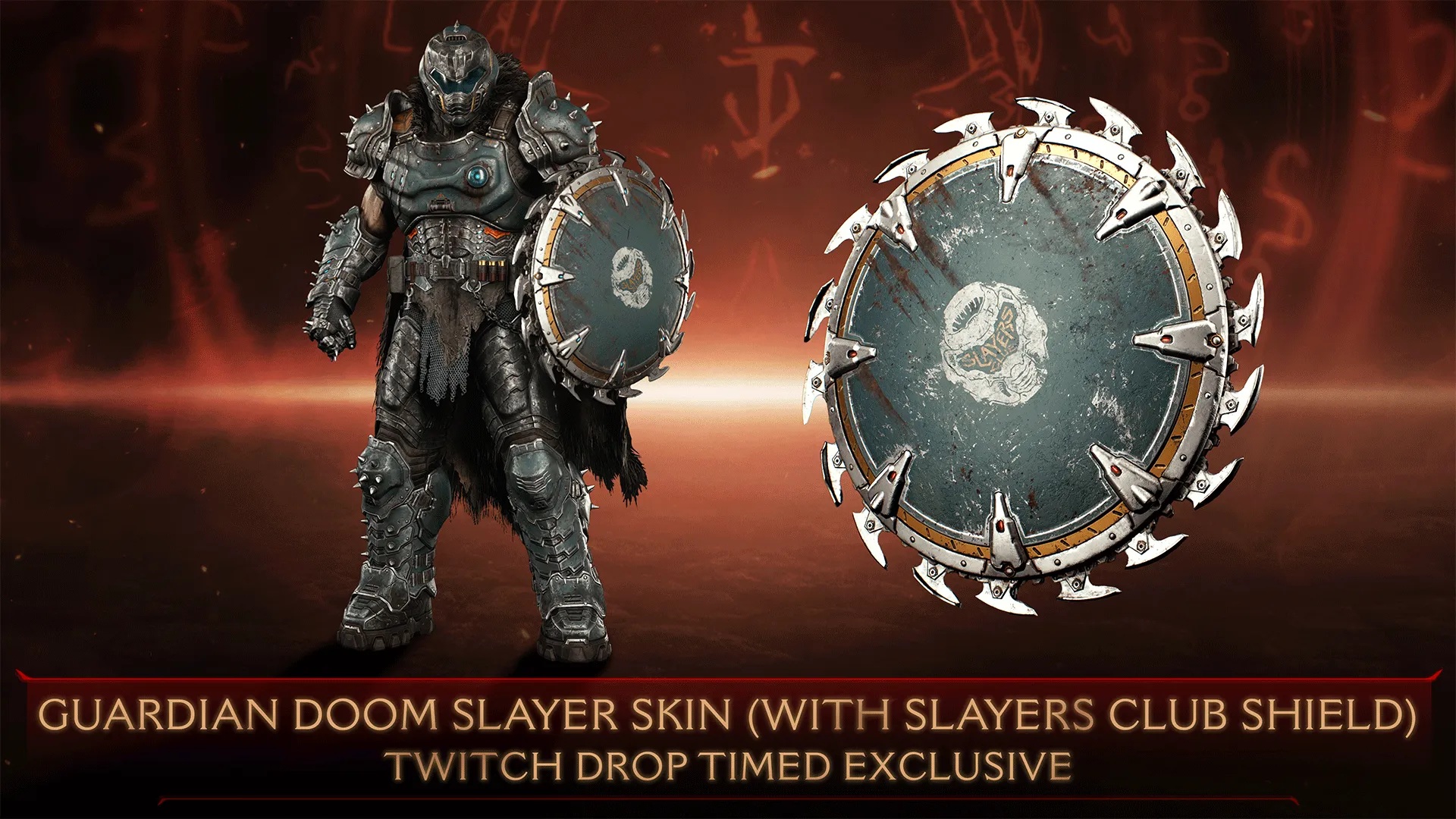 doom-dark-ages-twitch-drops-tenue-bouclier