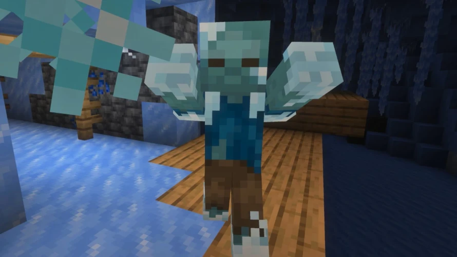 minecraft-biome-glace-zombie-gelé