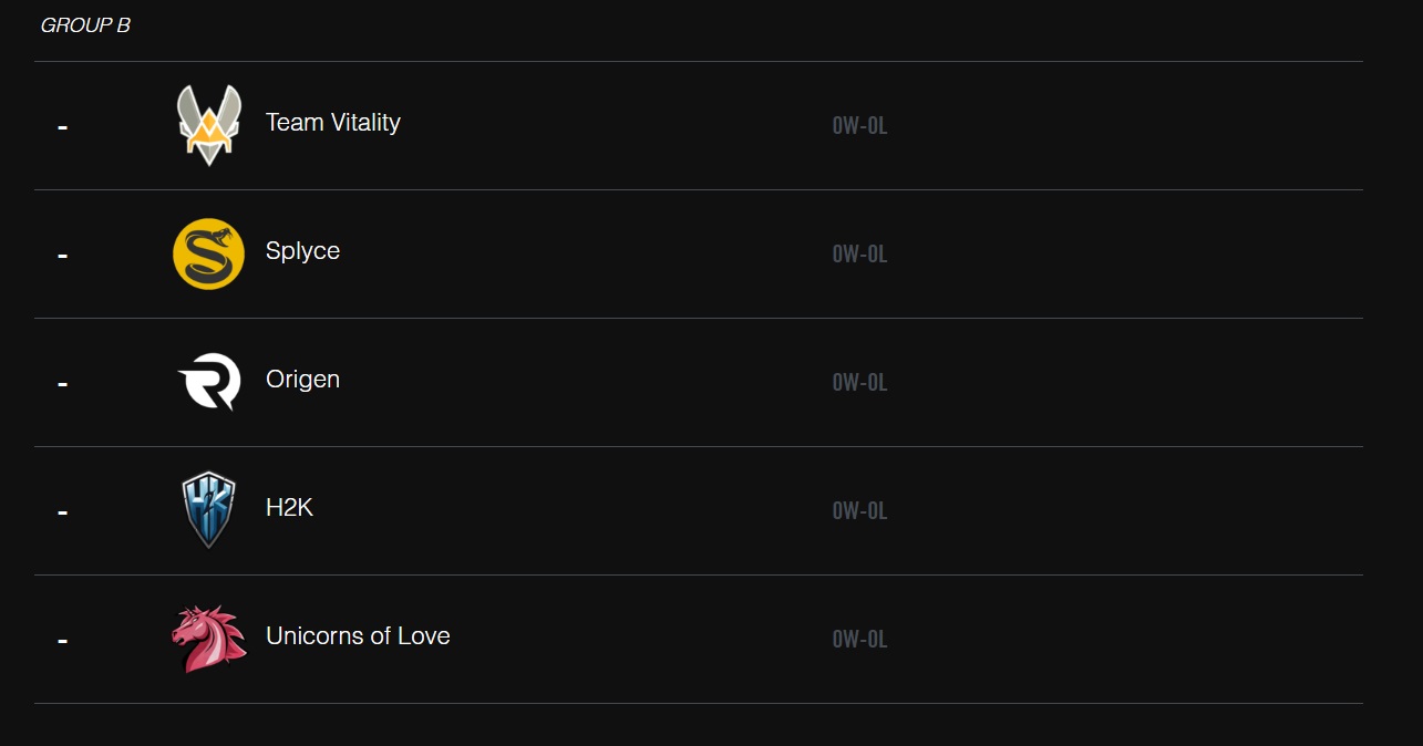 LCS EU groupe B