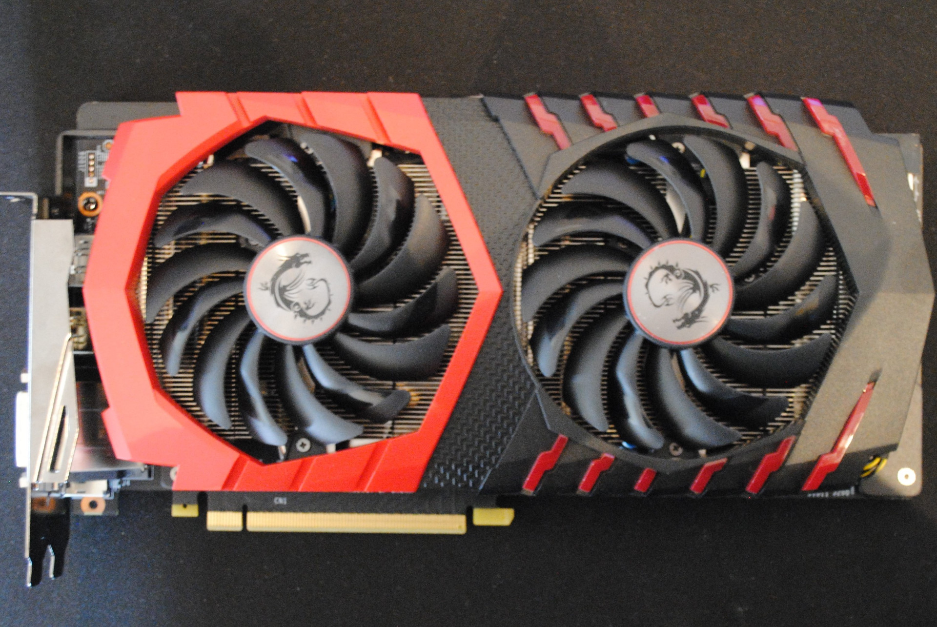 MSI GeForce GTX 1060 Gaming X 6G front3