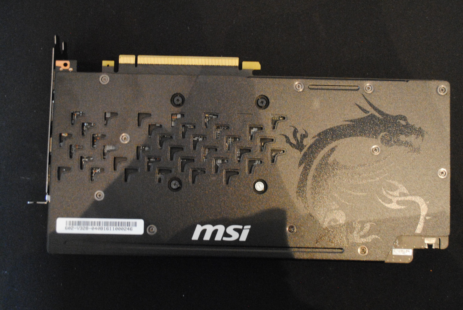 MSI GeForce GTX 1060 Gaming X 6G rear1