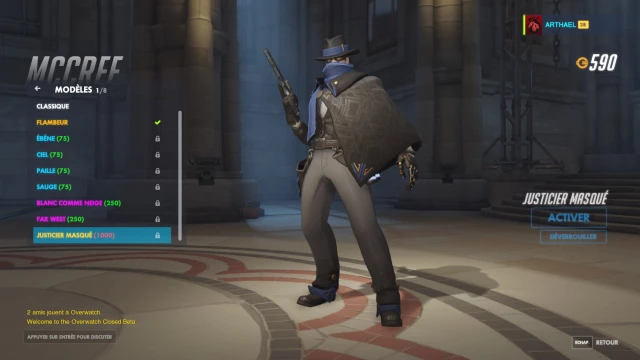 McCree justicier masqu&eacute;