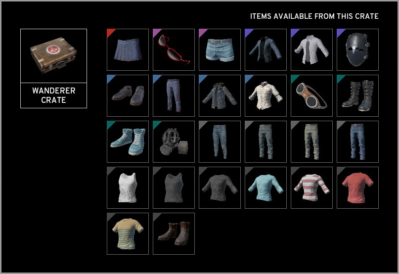 wanderer crate