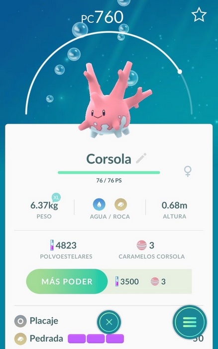 pokemon go corayon carte