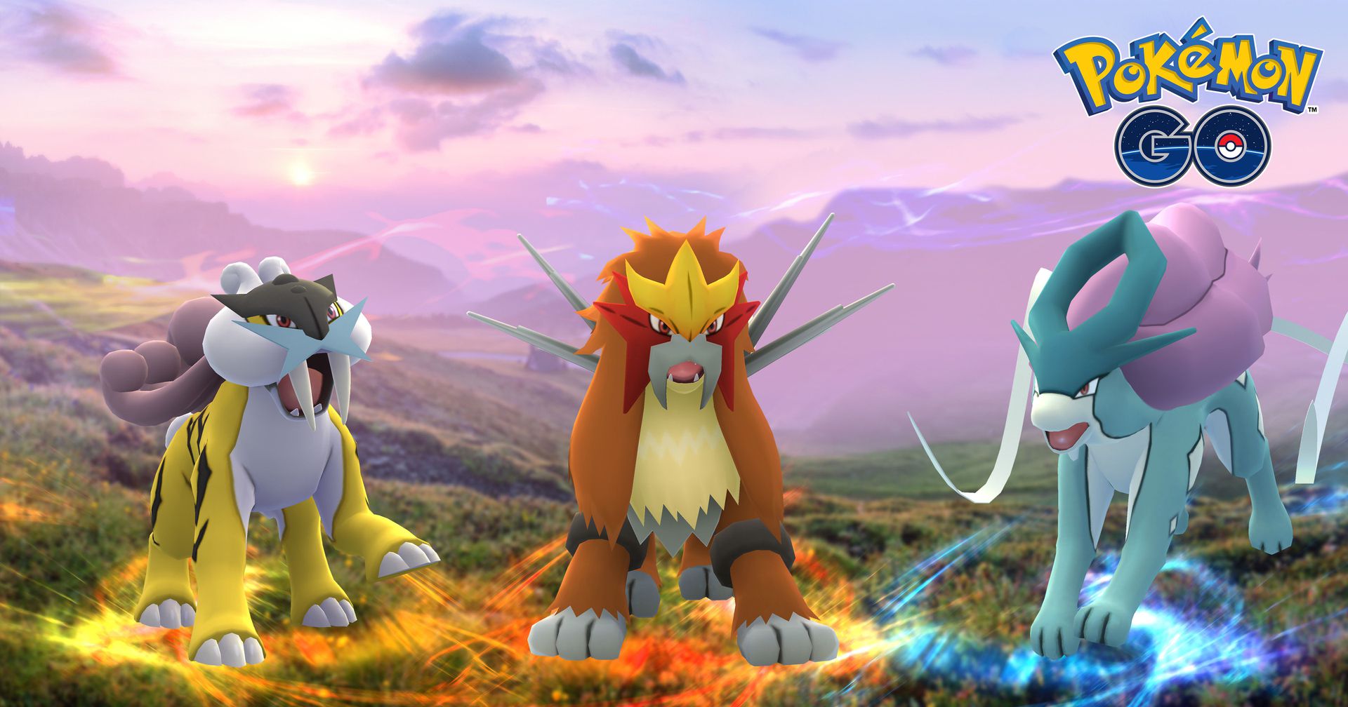 pokemon go entei suicune raikou