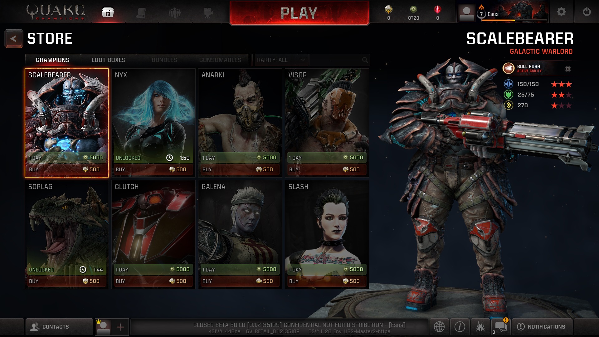 Quake Champions heros