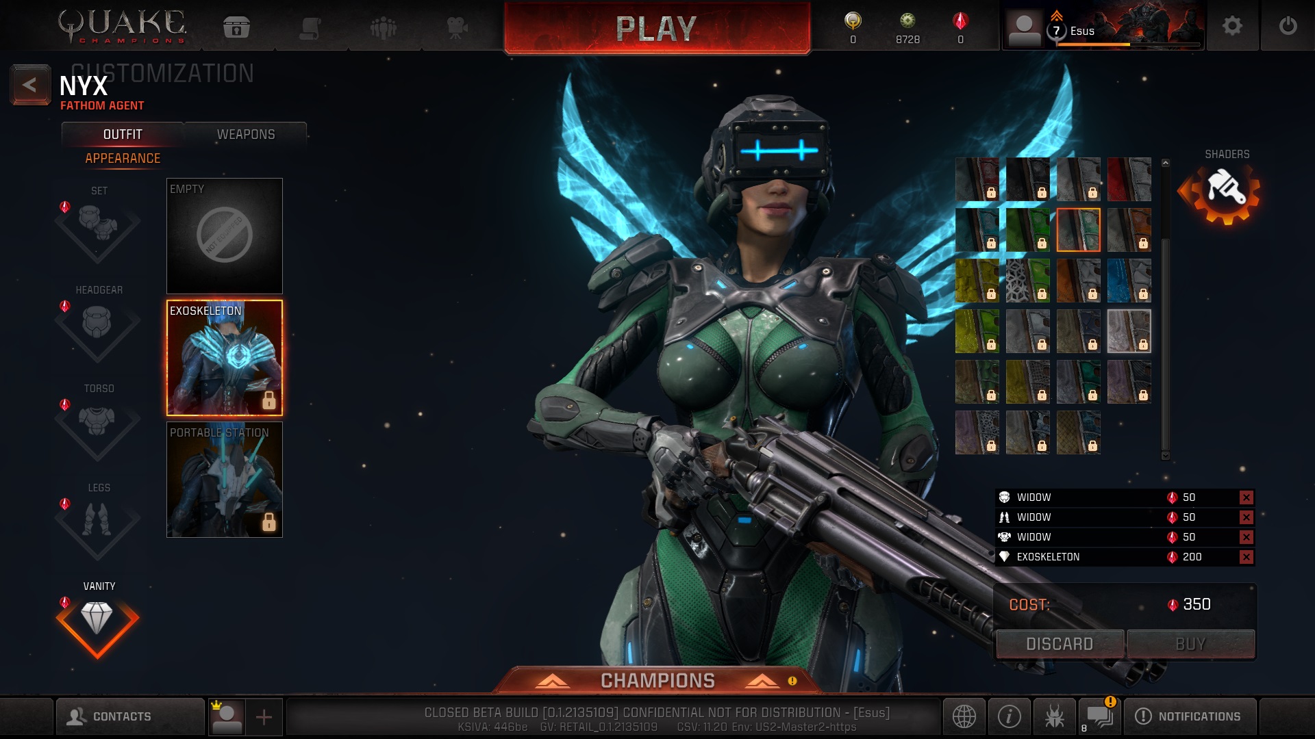 Quake Champions skins