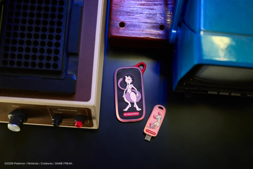 SSD portable SanDisk Pokémon édition Mewtwo