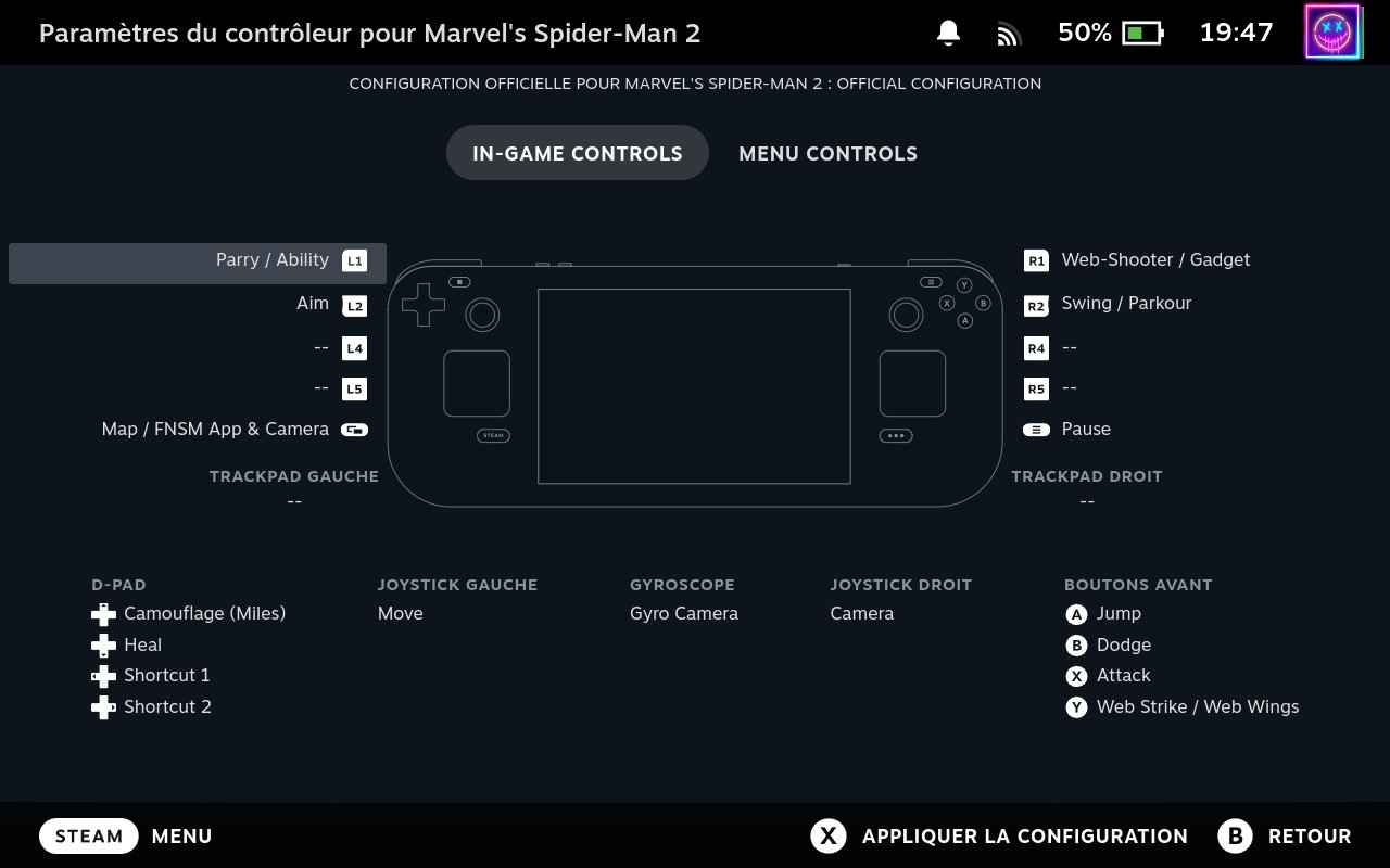 Spiderman Config