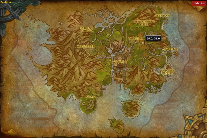 Jiarak localisation