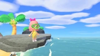 Animal Crossing: New Horizons : Comment obtenir la tenue de plongée et nager ?