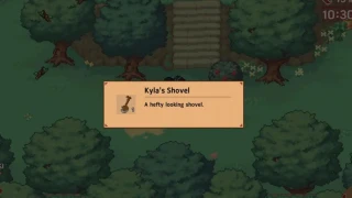 Little Witch in the Woods : Où trouver la pelle de Kyla ( « Kyla's shovel ») ?