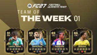 FC 27 : TOTW 1 : Yamal, Raya et Safonov ouvrent le bal