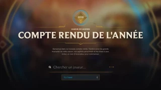 LoL : Riot vous propose un compte-rendu de votre année 2018 !