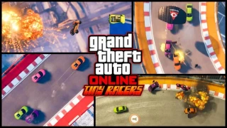 Des courses de voitures en vue du dessus arrivent sur GTA Online avec le mode Miniatutures !