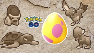 Pokémon GO : Seuls les Pokémon fossiles sont disponibles dans les œufs 7 km