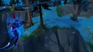 Tirer sur des cibles en utilisant des tyroliennes, défi Fortnite semaine 2