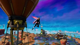Planer sur 250 m avec un planeur à grappin en une seule fois, défi Fortnite semaine 9