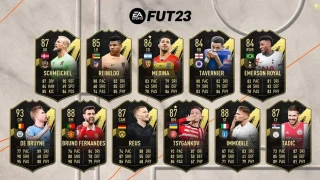 FIFA 23 : TOTW 17 : De Bruyne, Bruno Fernandes et Reus au top