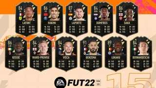 FIFA 22 : TOTW 15 : Hakimi, Lukaku et Kessié se surpassent
